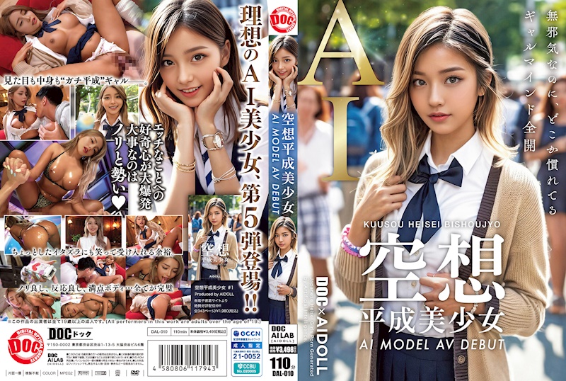 空想平成美少女 AI 模特 AV 出道